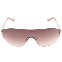 Guess Factory Women's Sunglasses - Gradient Brown Lens Gold Metal Frame | GF6161 32F ,