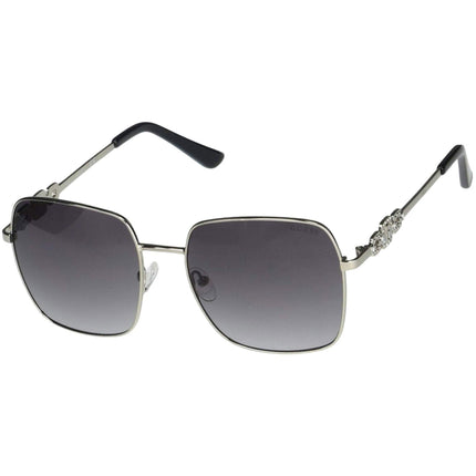 Guess Factory Women's Sunglasses - Gradient Lens Full Rim Grey Frame | GF6115 10B ,