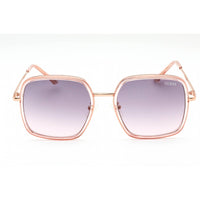 Guess Factory Women's Sunglasses - Metal Frame Gradient Bordeaux Lens | GF0389 28T ,
