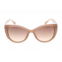 Guess Factory Women's Sunglasses - Shiny Beige Frame Gradient Brown Lens | GF0422 57F ,