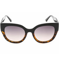 Guess Factory Women's Sunglasses - Shiny Black and Havana Plastic Frame | GF6154 01B ,