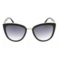 Guess Factory Women's Sunglasses - Shiny Black Frame Gradient Smoke Lens | GF0313 01B ,