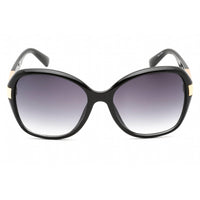 Guess Factory Women's Sunglasses - Shiny Black Frame Gradient Smoke Lens | GF0371 01B ,