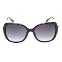Guess Factory Women's Sunglasses - Shiny Black Frame Gradient Smoke Lens | GF0396 01B ,