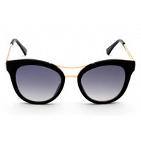 Guess Factory Women's Sunglasses - Shiny Black Frame Smoke Mirror Lens | GF0304 01C ,