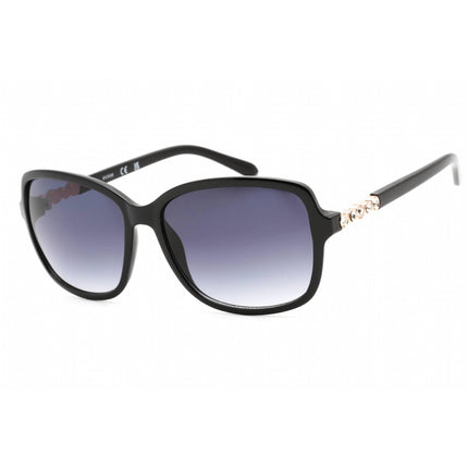 Guess Factory Women's Sunglasses - Shiny Black Rectangular Plastic Frame | GF0393 01B ,