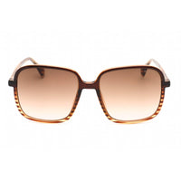 Guess Factory Women's Sunglasses - Shiny Light Brown Square Shape Frame | GF6146 45F ,