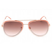 Guess Factory Women's Sunglasses - Shiny Pink Frame Gradient Smoke Lens | GF0417 72B ,