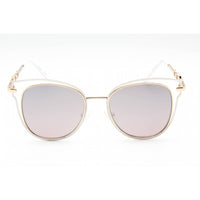 Guess Factory Women's Sunglasses - Shiny Rose Gold Cat Eye Metal Frame | GF0343 28U ,