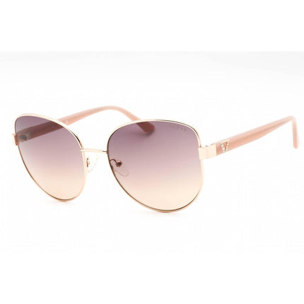 Guess Factory Women's Sunglasses - Shiny Rose Gold Cat Eye Shape Frame | GF6172 28F ,