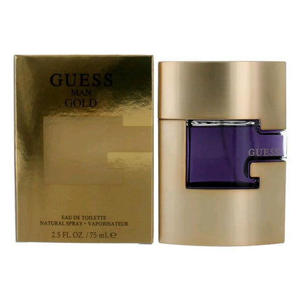 Guess Gold by Guess, 2.5 oz Eau De Toilette Spray for Men ,