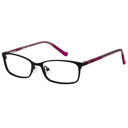 Guess Women's Eyeglasses - Clear Demo Lens Black Pink Rectangular Frame | GU9155-3 005 ,