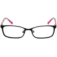 Guess Women's Eyeglasses - Clear Demo Lens Black Pink Rectangular Frame | GU9155-3 005 ,