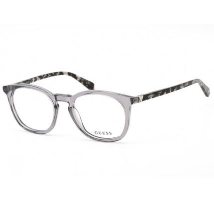 Guess Men's Eyeglasses - Clear Demo Lens Grey Plastic Full Rim Frame | GU50053 020 ,