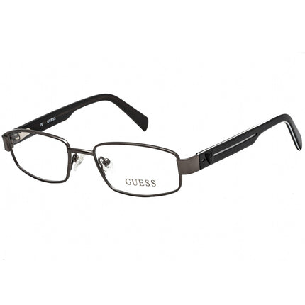Guess Men's Eyeglasses - Clear Demo Lens Gunmetal Rectangular Frame | GU9101-3 J14 ,