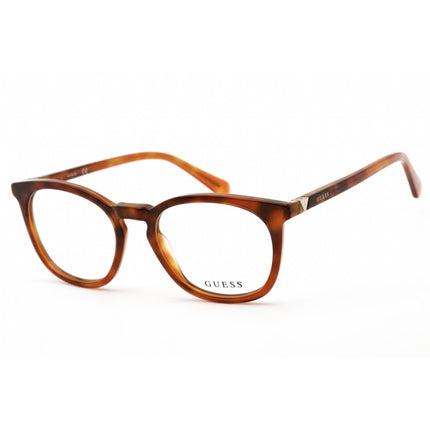 Guess Men's Eyeglasses - Clear Lens Blonde Havana Plastic Square Frame | GU50053 053 ,