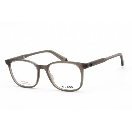 Guess Men's Eyeglasses - Clear Lens Grey/Other Plastic Square Shape Frame | GU1974 020 ,