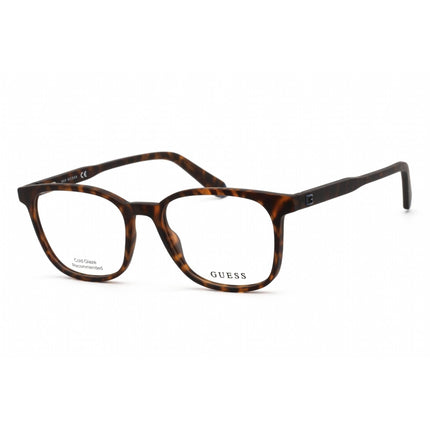 Guess Men's Eyeglasses - Clear Lens Havana and Black Rectangular Frame | GU1974 056 ,