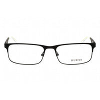Guess Men's Eyeglasses - Full Rim Black/Other Metal Rectangular Frame | GU1904 005 ,