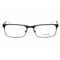 Guess Men's Eyeglasses - Full Rim Matte Blue Metal Rectangular Frame | GU1904-N 091 ,