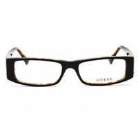 Guess Men's Eyeglasses - Full Rim Rectangular Black/Dark Havana Frame | GU 2749 001 ,