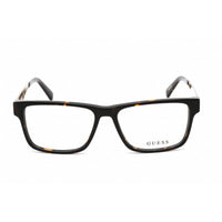 Guess Men's Eyeglasses - Full Rim Rectangular Dark Havana Plastic Frame | GU1995 052 ,