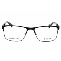 Guess Men's Eyeglasses - Full Rim Rectangular Matte Black Metal Frame | GU1928-N 002 ,