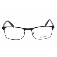 Guess Men's Eyeglasses - Full Rim Rectangular Shape Blue Metal Frame | GU1981 092 ,