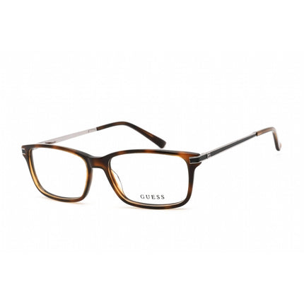 Guess Men's Eyeglasses - Havana/Other Plastic Rectangular Shape Frame | GU1986 056 ,