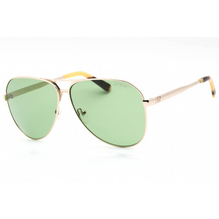 Guess Men's Sunglasses - Adjustable Nose Pad Gold Metal Aviator Frame | GU00069 32N ,