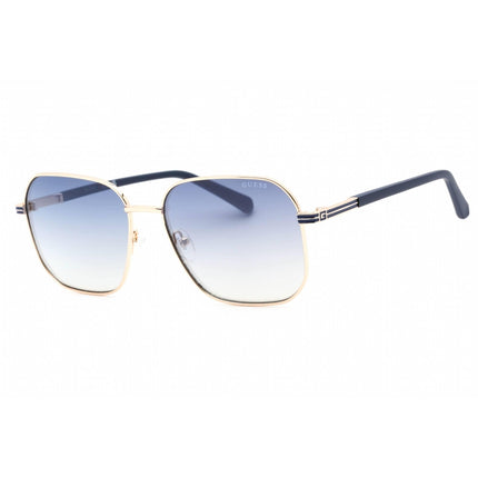 Guess Men's Sunglasses - Full Rim Gold Metal Rectangular Frame, 57 mm | GU00051 32W ,