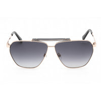 Guess Men's Sunglasses - Full Rim Gold Metal Rectangular Shape Frame | GU00053 32B ,