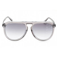 Guess Men's Sunglasses - Full Rim Grey/Black Plastic Aviator Shape Frame | GU00058 20B ,