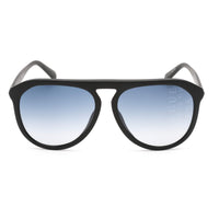 Guess Men's Sunglasses - Full Rim Matte Black Pilot Shaped Plastic Frame | GU00058 02W ,
