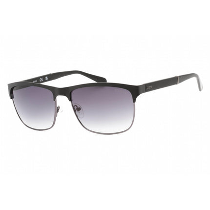Guess Men's Sunglasses - Full Rim Matte Black Plastic Rectangular Shape | GU 6892 02B ,