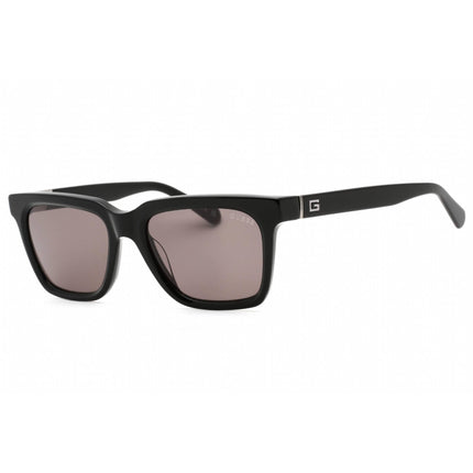 Guess Men's Sunglasses - Full Rim Shiny Black Plastic Rectangular Frame | GU00064 01A ,