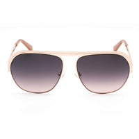 Guess Men's Sunglasses - Gradient Blue Lens Matte Rose Gold Metal Frame | GU5226 29Z ,