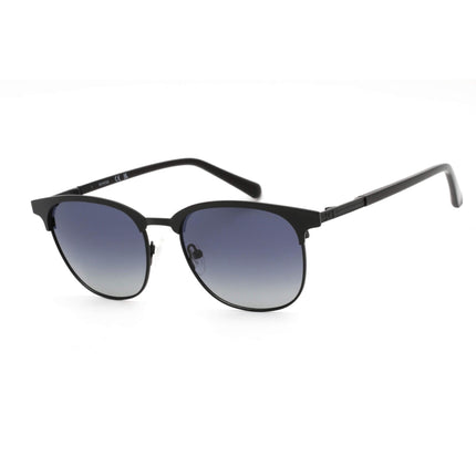 Guess Men's Sunglasses - Smoke Polarized Lens Matte Black Rectangular | GU00052 02D ,