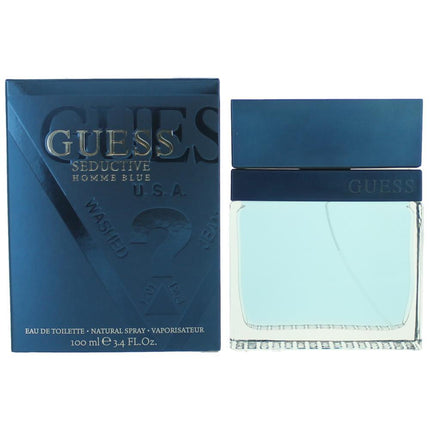 Guess Seductive Homme Blue by Guess, 3.4 oz Eau De Toilette Spray for Men ,