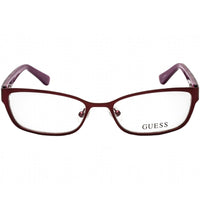 Guess Unisex Eyeglasses - Adjustable Nose Pads Matte Bordeaux Frame | GU2515 070 ,