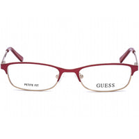 Guess Unisex Eyeglasses - Adjustable Nose Pads Shiny Pink/Red Metal Frame | GU2544 072 ,