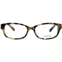Guess Unisex Eyeglasses - Beige Tortoise Plastic Full Rim Frame | GU2429 2429 PKTO ,