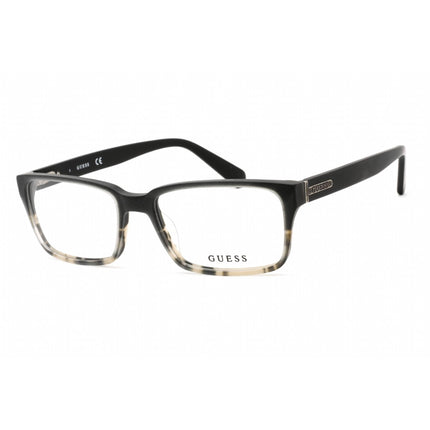 Guess Unisex Eyeglasses - Black Tortoise Plastic Rectangular Frame | GU1843 BLKTO ,
