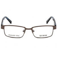 Guess Unisex Eyeglasses - Clear Demo Lens Gunmetal Rectangular Frame | GU9146-3 009 ,