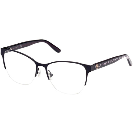 Guess Unisex Eyeglasses - Clear Demo Lens Matte Black Rectangular Frame | GU2873 002 ,