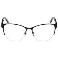 Guess Unisex Eyeglasses - Clear Demo Lens Matte Black Rectangular Frame | GU2873 002 ,