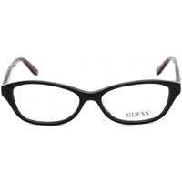 Guess Unisex Eyeglasses - Clear Lens Black Cat Eye Shaped Plastic Frame | GU2417 B84 ,