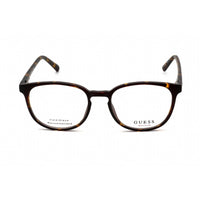 Guess Unisex Eyeglasses - Clear Lens Full Rim Havana Rectangular Frame | GU3009 052 ,