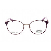 Guess Unisex Eyeglasses - Clear Lens Purple Gold Metal Round Shape Frame | GU8254 083 ,