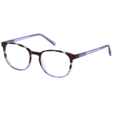 Guess Unisex Eyeglasses - Clear Lens Violet Plastic Full Rim Frame | GU3009 083 ,